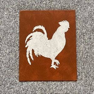 Handmade Mini Rooster Wall Art